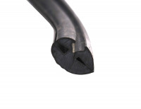 Vollgummi Klemmprofil 5 mm Scheibe 3 mm Falz Vollgummi Klemmprofil 5 mm Scheibe 3 mm Falz