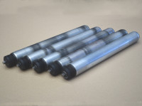 Tragrolle RL 440 mm Rollenbahn Foerderrolle Stahlrolle Ø50 mm Foerderbandrolle Tragrolle RL 440 mm Rollenbahn Foerderrolle Stahlrolle Ø50 mm Foerderbandrolle