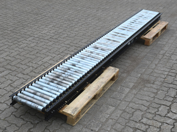 Rollenfoerderer Schwerkraftrollenbahn Rollenbahn Laenge 4.190 mm Foerderstrecke