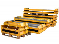Anfahrschutz-Set Rammschutzelemente Einzel/Doppelzeile Regalschutz Leitplanke   Anfahrschutz-Set Rammschutzelemente Einzel/Doppelzeile Regalschutz Leitplanke