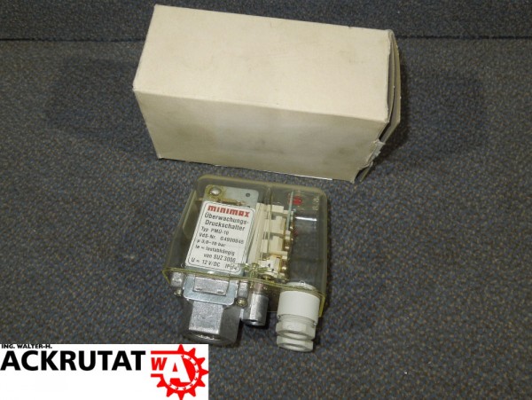 Minimax PMÜ-10 Überwachungs-Druckschalter 810564 Sprinkleranlage SUZ 3000