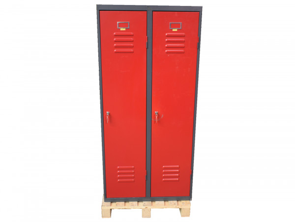 2er Spind Stahlschrank Spind 