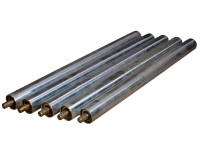 Tragrolle Stahlrolle Durchmesser 40 mm Förderrolle RL 556 mm Stahl verzinkt Tragrolle Stahlrolle Durchmesser 40 mm Förderrolle RL 556 mm Stahl verzinkt