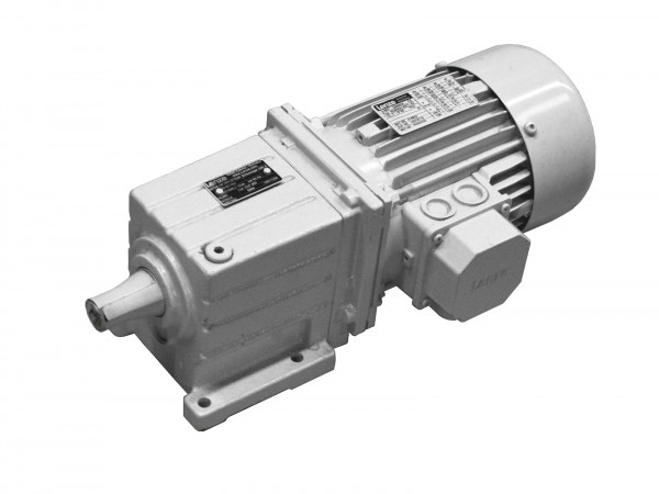 Lenze Getriebemotor MDEMA1M071-42 weiß lackiert Welle mit Kappe Getriebe GST04-2M VBR 071C42