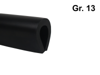 Siebschutzprofil Gr. 13 schwarz Kantenschutz 15x30x28,5/7,5 mm Klemmprofil Siebschutzprofil Gr. 13 schwarz Kantenschutz 15x30x28,5/7,5 mm Klemmprofil
