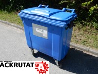 Otto Mülltonne EN 840-2 Abfallbehälter Müllbehälter Großmülltonne 770 L fahrbar Otto Mülltonne EN 840-2 Abfallbehälter Müllbehälter Großmülltonne 770 L fahrbar