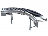 Rollenbahnkurve 90° Rollenbahn Kurvenförderer Kurvenrollenbahn Stückgutförderer   Rollenbahnkurve 90° Rollenbahn Kurvenförderer Kurvenrollenbahn Stückgutförderer