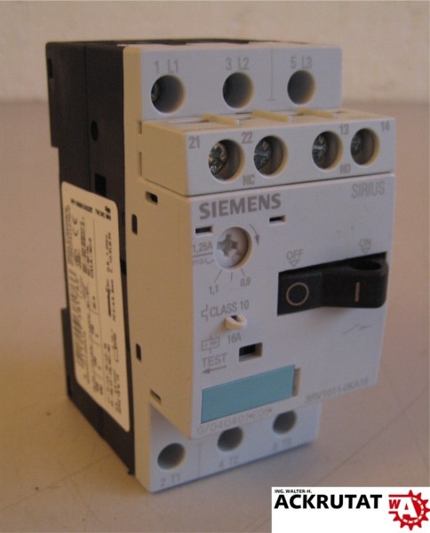 Siemens 3RV1011-0KA15 E05 Leistungsschalter Cirkuit Breaker