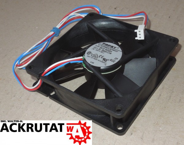 2 Stück Papst 3412 N/2GH 12 V DC Axiallüfter Gehäuselüfter Lüfter PC-Lüfter