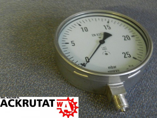 Wika Druckmessgerät Druckermittler Rohrfeder Barometer Manometer