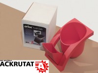 Arlac Twin Bin rot Papierkorb Biomüllfach Mülleimer Abfalleimer Abfallbehälter Arlac Twin Bin rot Papierkorb Biomüllfach Mülleimer Abfalleimer Abfallbehälter