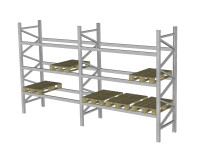 Dexion P90 Schwerlastregal Palettenregal H5000 LW2700 B100 Grundfeld Anbaufeld 3 Ebenen Dexion P90 Schwerlastregal Palettenregal H5000 LW2700 B100 Grundfeld Anbaufeld 3 Ebenen