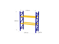 Jungheinrich Multipal B Palettenregal Schwerlastregal LW 2700 Höhe 3000 Jungheinrich Multipal B Palettenregal Schwerlastregal LW 2700 Höhe 3000