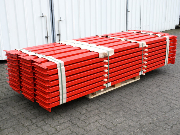 Bito P3 Palettenregalanlage Rot lackiert Doppelzeilen Regalanlage Regaltraversen LW 2800