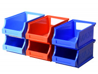285x Sichtlagerkästen 105 x 170 x 75 mm (BxTxH), stapelbar, Kleinteilekisten 285x Sichtlagerkästen 105 x 170 x 75 mm (BxTxH), stapelbar, Kleinteilekisten