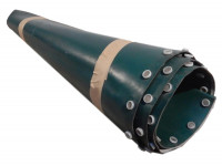 Kurvenfördergurt 90 ° Kurvengurt Fördergurt für Kurven Breite 955 mm mit Rollen   Kurvenfördergurt 90 ° Kurvengurt Fördergurt für Kurven Breite 955 mm mit Rollen