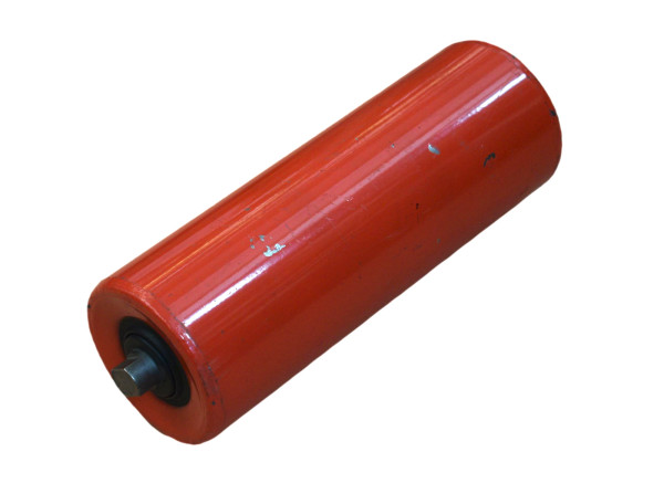 Tragrolle RL250 mm Ø88,9 mm Förderrolle SW15x10 mm Transportrolle Stahl rot