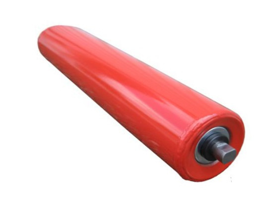 Förderbandrolle Tragrolle Ø 88,9 mm, Länge 200 mm, SW 15, Stahl lackiert