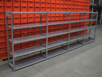 Mauser Lagerregal H1800mm Kellerregal Fachbodenregal Werkstattregal L5255mm Mauser Lagerregal H1800mm Kellerregal Fachbodenregal Werkstattregal L5255mm