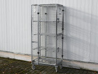 Wanzl Rollcontainer 600x800x1900 mm Transportwagen 400 kg Stahl verzinkt Wanzl Rollcontainer 600x800x1900 mm Transportwagen 400 kg Stahl verzinkt