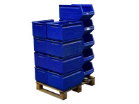 13x Perstorp Sichtlagerkästen 9072 blau 310x500x250 mm Kunststoffkiste 13x Perstorp Sichtlagerkästen 9072 blau 310x500x250 mm Kunststoffkiste