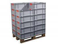 23x Allit Eurobox 600x400x220 mm Profiplus 622 Kunststoffkiste 42,3 l stapelbar 23x Allit Eurobox 600x400x220 mm Profiplus 622 Kunststoffkiste 42,3 l stapelbar