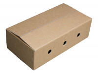 Transportverpackung Wellpappkartonage braun 520x270x160 mm Transportverpackung Wellpappkartonage braun 520x270x160 mm