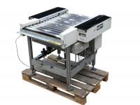 Stüer Rollenbahn angetrieben Länge 950 mm Zentriereinheit Packstücke Zuführbahn Stüer Rollenbahn angetrieben Länge 950 mm Zentriereinheit Packstücke Zuführbahn