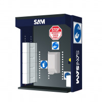 Sanisam Mural Desinfektionsstation für die Wand Hygienestation  Sanisam Mural Desinfektionsstation für die Wand Hygienestation