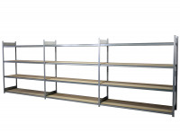 Bito Weitspannregal Höhe 2000 mm Tiefe 625 mm Spanplatten Großfachregal Bito Weitspannregal Höhe 2000 mm Tiefe 625 mm Spanplatten Großfachregal