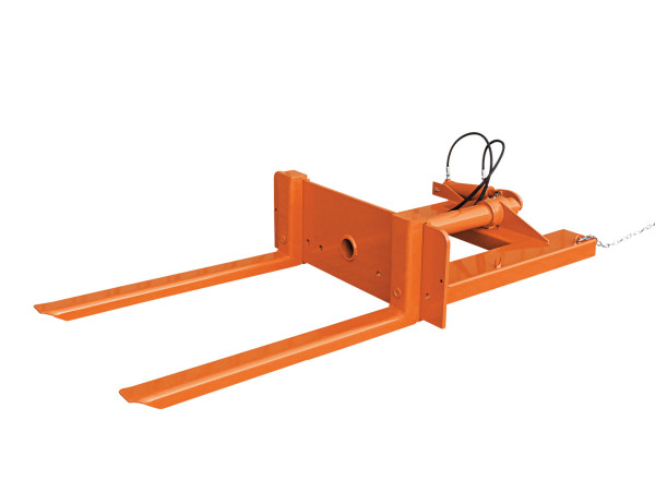 Eichinger Behälterkipper 2091 hydraulisch für Behälter mit Staplerschuhen orange