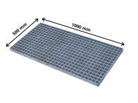 Gitterrost Normrost Stahlgitter verzinkt Industrie-Rost Gitterrost Normrost Stahlgitter verzinkt Industrie-Rost