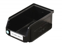 87x SSI Schäfer Sichtlagerkästen LF 211 ZW Kunststoffbox schwarz Regalkiste 87x SSI Schäfer Sichtlagerkästen LF 211 ZW Kunststoffbox schwarz Regalkiste