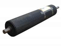 Antriebstrommel rautiert gummiert RL= 1.267 mm Ø 255 mm Achslänge 1.700 mm Antriebstrommel rautiert gummiert RL= 1.267 mm Ø 255 mm Achslänge 1.700 mm