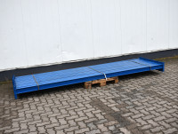 2x Schäfer PR600 Palettenregaltraverse LW3600 H100 B50 mm Schwerlastregal Traverse blau lackiert 2x Schäfer PR600 Palettenregaltraverse LW3600 H100 B50 mm Schwerlastregal Traverse blau lackiert