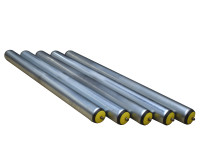 Tragrolle RL 612 mm Rollenbahn Foerderrolle Stahlrolle Ø50 mm Foerderbandrolle Tragrolle RL 612 mm Rollenbahn Foerderrolle Stahlrolle Ø50 mm Foerderbandrolle