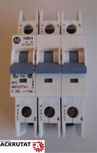 Allen-Bradley 1489-A3C160 Serie A Leitungsschutzschalter Circuit Breaker