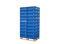 Bito Lagerbehälter Regalkasten Kunststoffkiste 420x600x220 mm Eurobox Lagerkiste  Bito Lagerbehälter Regalkasten Kunststoffkiste 420x600x220 mm Eurobox Lagerkiste