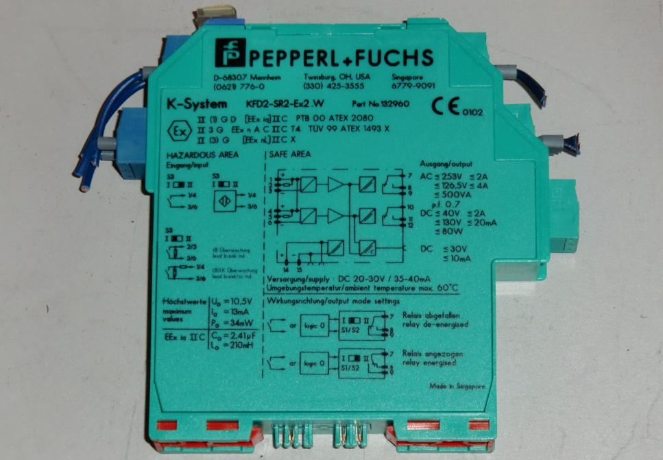 T.015 Fuchs Trennschaltverstärker KFD2-SR2-Ex2.W 132960 Pepperl 