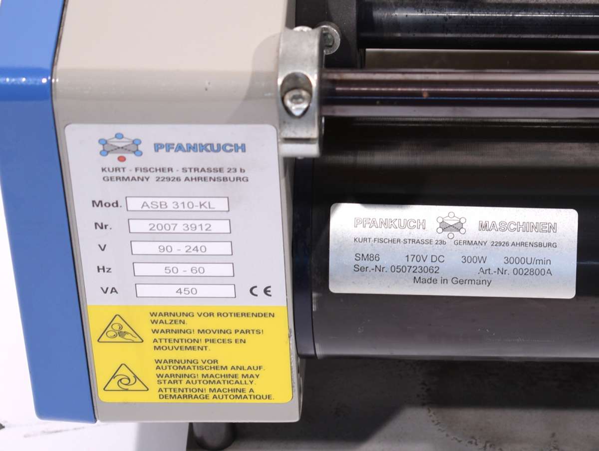 Pfankuch ASB 310-KL Friktionsanleger Bogenleger/Einleger Reibanleger VS