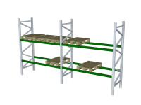 Palettenregal Schwerlatregal Schäfer PR600 Traversen Lichte Weite 2700 INP 2 Felder Palettenregal Schwerlatregal Schäfer PR600 Traversen Lichte Weite 2700 INP 2 Felder