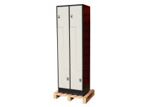 Z-Schrank Haarlem Spind 4 Abteile 620x490x1.950 mm inkl. Schlüssel Garderobenschrank Z-Schrank Haarlem Spind 4 Abteile 620x490x1.950 mm inkl. Schlüssel Garderobenschrank