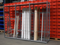 Schäfer R3000 Vertikalregal mit Armtrennern Lagerregal Langgutregal Länge 3110 mm Stahlregal Schäfer R3000 Vertikalregal mit Armtrennern Lagerregal Langgutregal Länge 3110 mm Stahlregal