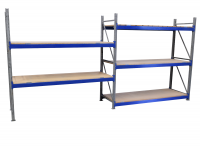 Schäfer Weitspannregal Spanplatte Großfachregal Höhe 2190 mm Tiefe 805 mm  Schäfer Weitspannregal Spanplatte Großfachregal Höhe 2190 mm Tiefe 805 mm