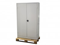 Flügeltürenschrank 1200x400x1950 mm Materialschrank abschließbar Universalspind Flügeltürenschrank 1200x400x1950 mm Materialschrank abschließbar Universalspind