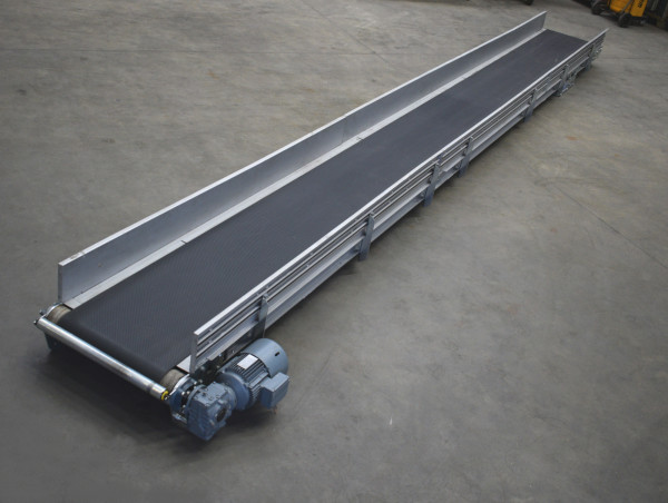 Budde Foerdertechnik Gurtfoerderer Foerderband Laenge 7450 mm Foerderstrecke Gurtfoerderband