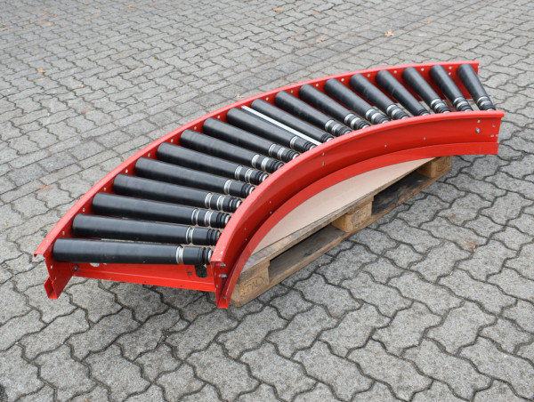 Dexion 90° Rollenbahnkurve Kurvenrollenbahn Rollenkurve Foerderbreite 495 mm