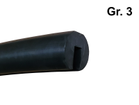 Siebschutzprofil Gr. 3 schwarz 6x25x25/10 mm Klemmprofil Kantenschutz Siebschutzprofil Gr. 3 schwarz 6x25x25/10 mm Klemmprofil Kantenschutz