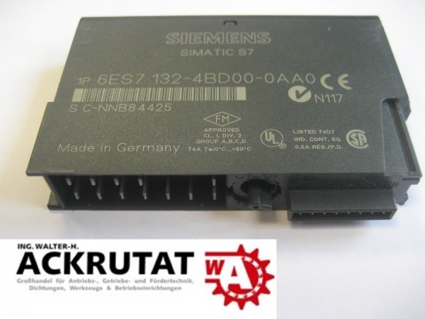 Siemens Simatic S7 Digital Input 6ES7132-4BD00-0AA0 NEU