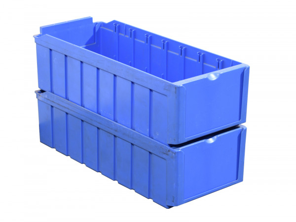 SSI Schäfer 8x Stück Lagersichtbehälter LF 421 blau Lagerkisten Box 36x21x20cm 